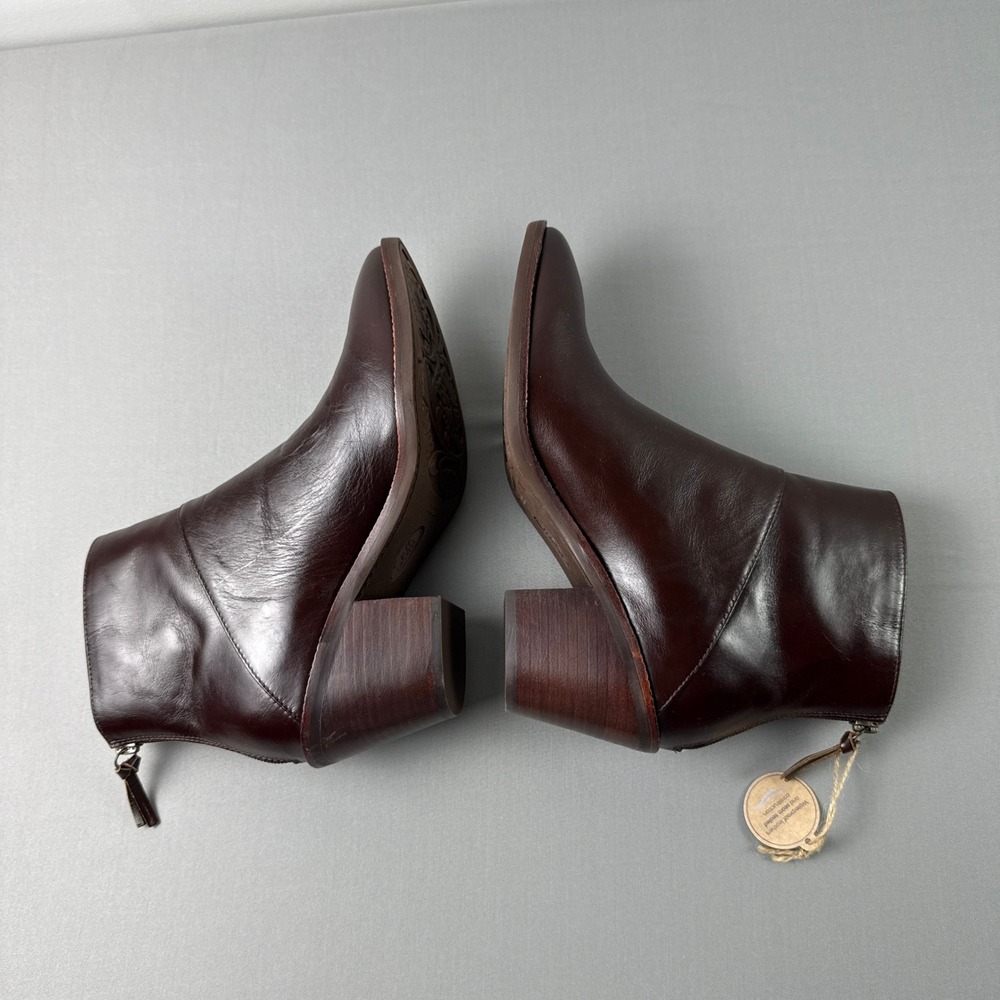 Sofft Aqua Marley Waterproof Leather Ankle Boots Womens 9M NWT Chocolate Brown - Picture 7 of 16